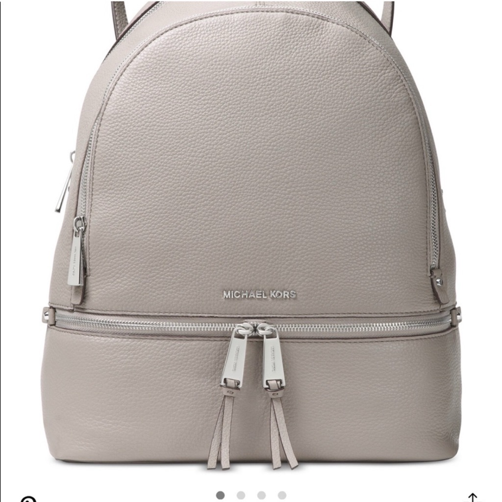 Michael Kors Taupe Backpack